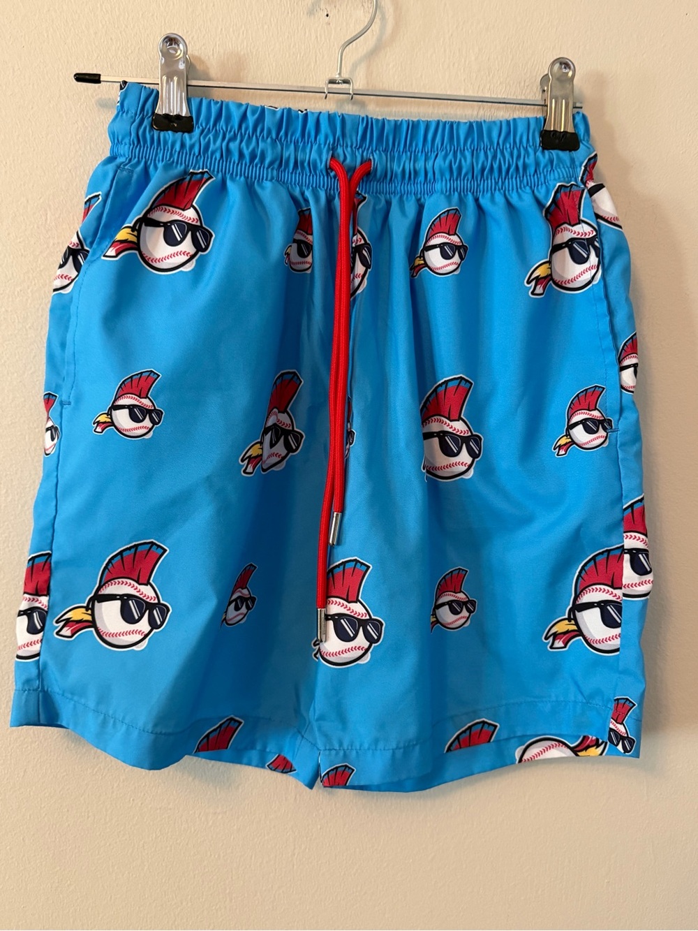 Baseballism Blue Major League Swim Trunks